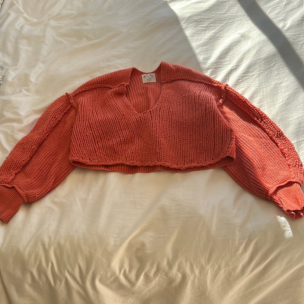 Free People Cropped Sweater